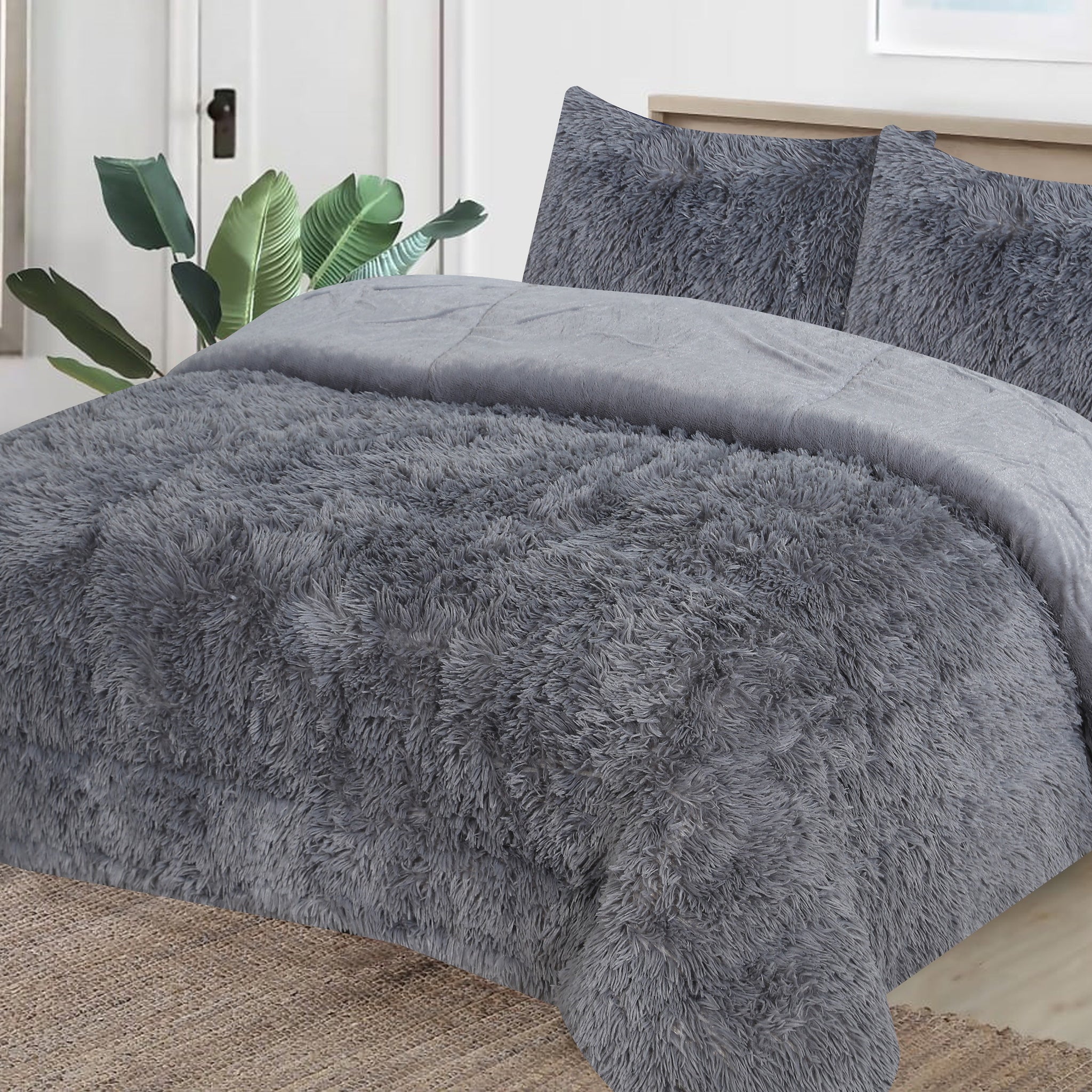 Shaggy Bedset 4pc.